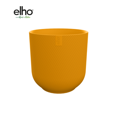 Pot Elho Jazz rond jaune ambre - D23 x H21