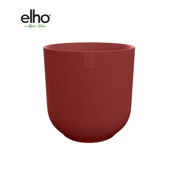 Maceta Elho Jazz Redonda color rojo toscano - D19 x H18