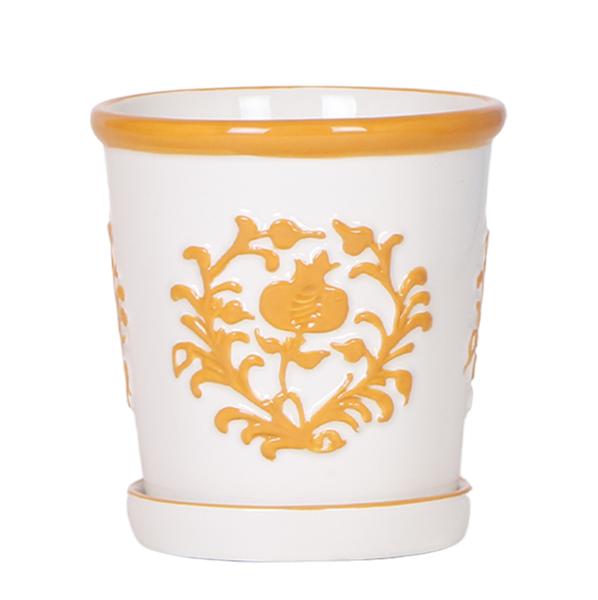 Maceta Kolibri Home I Málaga - Naranja - Ø9cm