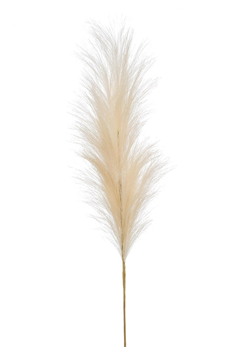 Kunstbloemen Solo - 6x - ↕115cm - Pampas Plumes - Crème