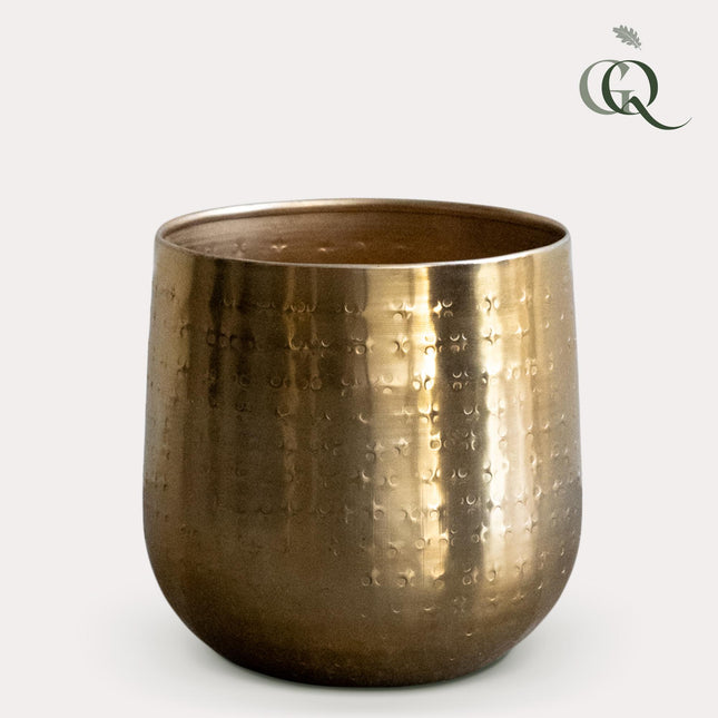 Vaso per piante - Oro - Gina Da Character - S - H16 - W16