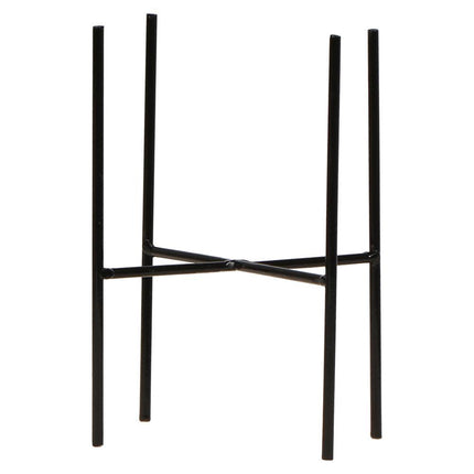 Kolibri Home | Plant Stand - Black metal raised plant stand - Ø12cm
