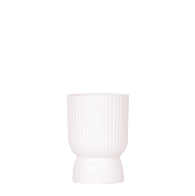 Kolibri Home | Maceta Diabolo blanca - Ø9cm