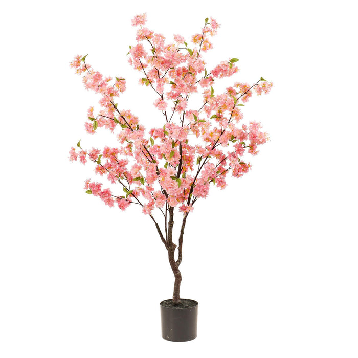 Kunstplant - Kersenbloesem - Roze - ↕135cm - Ø14cm