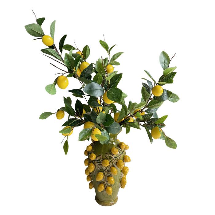 Kunstbloemen - Boeket L - Lemon Glow - ↕80cm