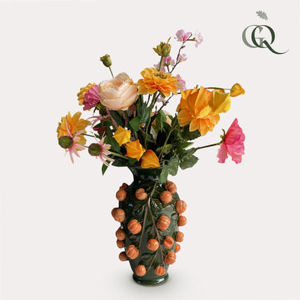 Kunstbloemen - Boeket L - Orange Summer - ↕80cm