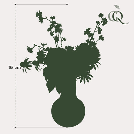 Fleurs artificielles - Bouquet L - Rose Été - ↕80cm