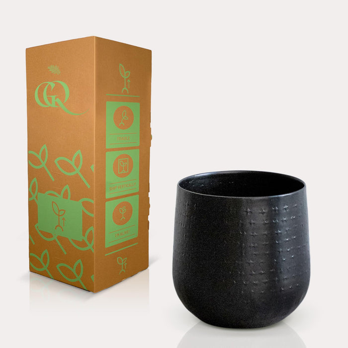 Plantenpot - Matzwart - Gina Da Karakter - S - H16 - W16