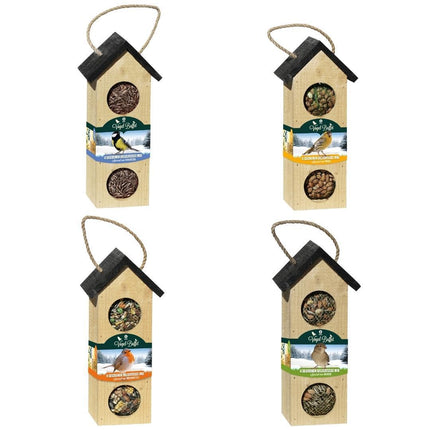 Buffet pour oiseaux | Mélange Bird Chalet, lot de 4 sachets de 200 g