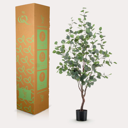 Sztuczna roślina eukaliptusowa - Blue Gum Tree - ↕120 cm - Ø14 cm