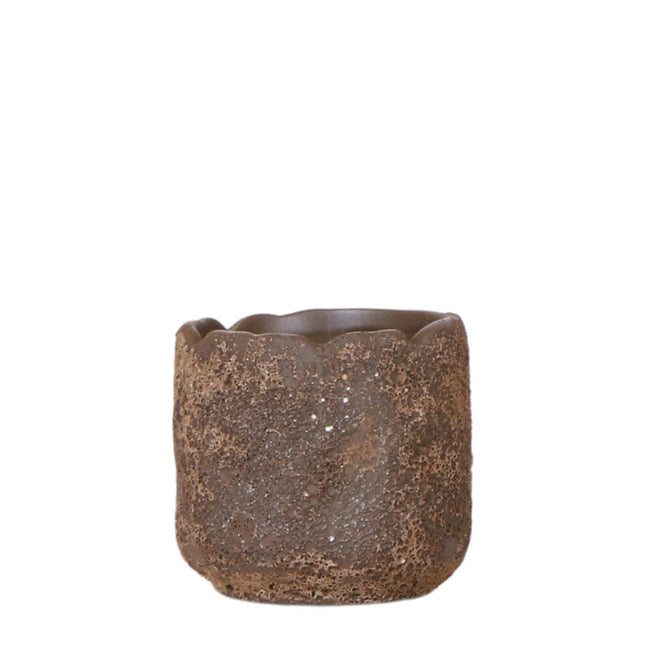 Kolibri Home | Maceta decorativa Luna - Marrón - Ø6cm