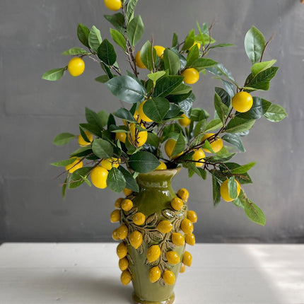 Kunstbloemen - Boeket L - Lemon Glow - ↕80cm