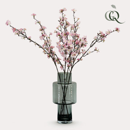 Fiori artificiali singoli - 4 pezzi - ↕95 cm - Ciliegio giapponese in fiore - Rosa