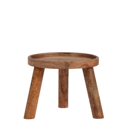 Kolibri Home | Plant Stand - Wooden Plant Riser - Ø12cm