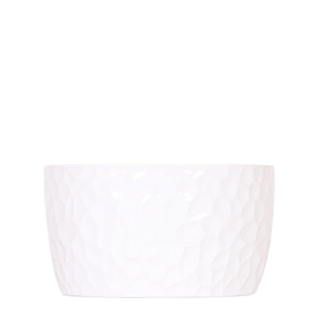Kolibri Home | Plato de miel blanco - Plato de cerámica para plantas con diseño de miel - apto como maceta - Ø30cm