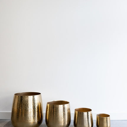 Plantenpot - Goud - Gina Da Karakter  - L - H30 - W28
