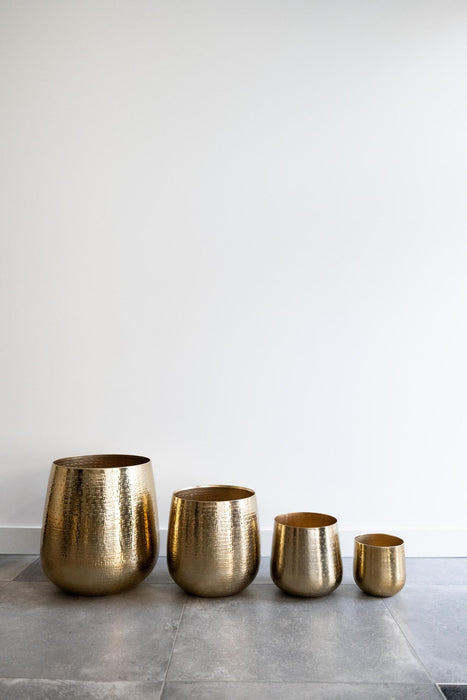Plantenpot - Goud - Gina Da Karakter  - L - H30 - W28