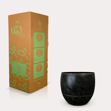 Pot - Black - Belia vintage black - M - H25 - W28