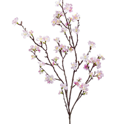 Fiori artificiali singoli - 4 pezzi - ↕95 cm - Ciliegio giapponese in fiore - Rosa