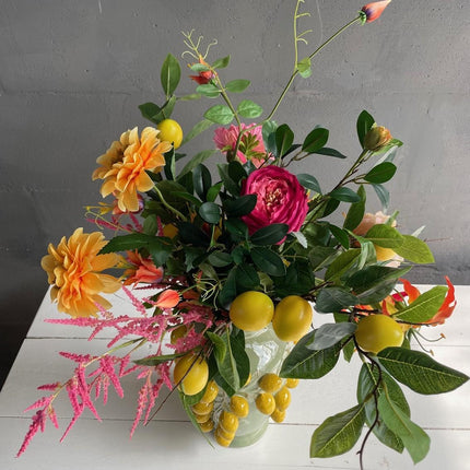 Kunstbloemen - Boeket L - Happy Vibes - ↕80cm