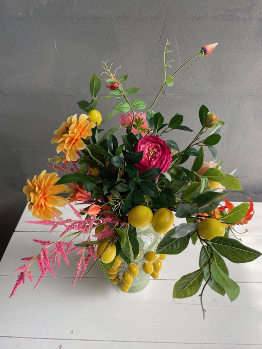 Kunstbloemen - Boeket L - Happy Vibes - ↕80cm