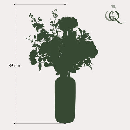 Fleurs artificielles - Bouquet L - Rose tendre - ↕89cm
