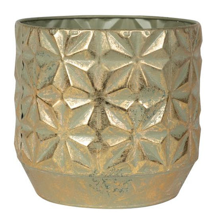 Plant pot Linske Shiny Gold - D19