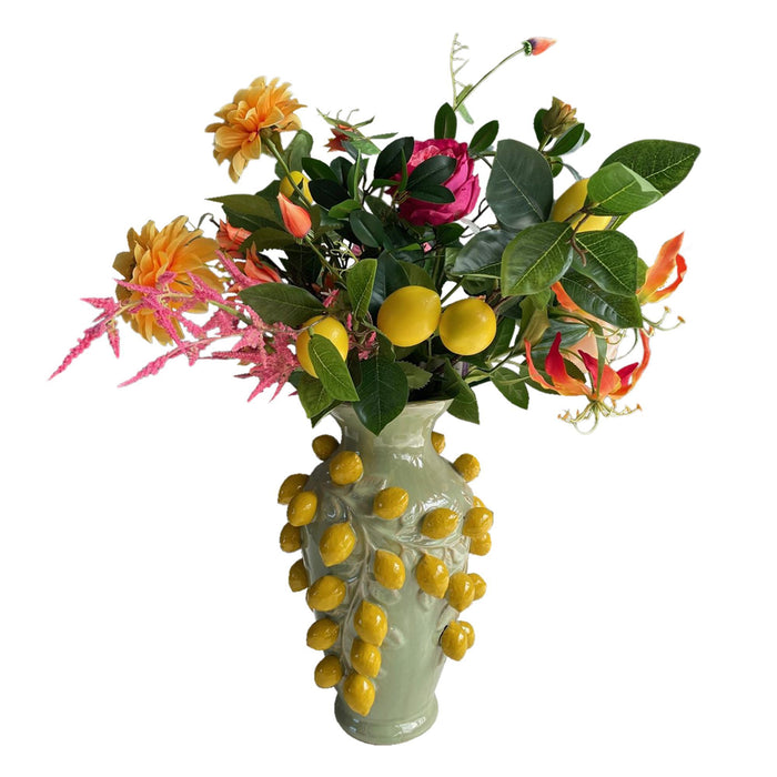 Kunstbloemen - Boeket L - Happy Vibes - ↕80cm