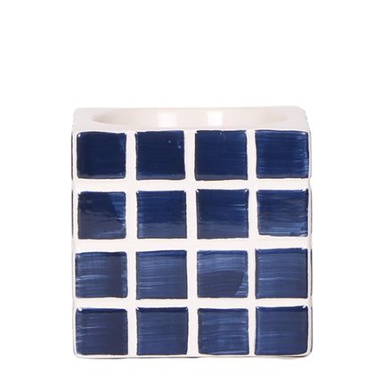 Kolibri Home | Maceta decorativa Mosa - Azul - Ø9cm