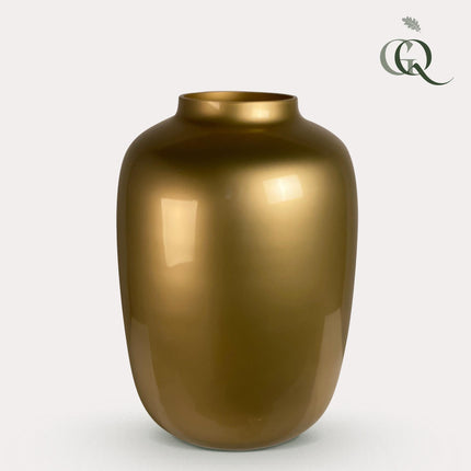 Vase à fleurs en verre - M - H35 L25 - Artic - Or