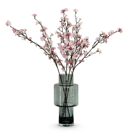 Fiori artificiali singoli - 4 pezzi - ↕95 cm - Ciliegio giapponese in fiore - Rosa