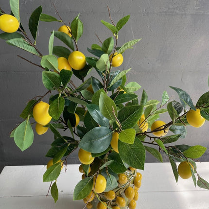 Kunstbloemen - Boeket L - Lemon Glow - ↕80cm