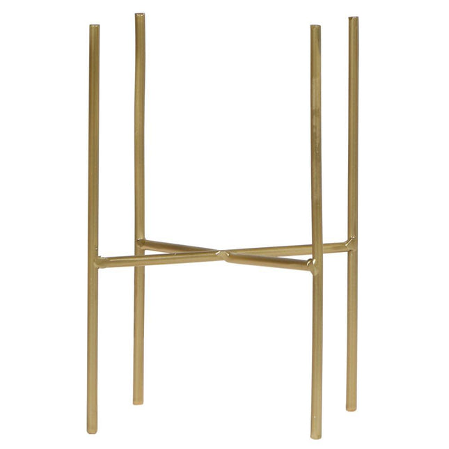 Kolibri Home | Soporte para plantas - Elevador de metal dorado para plantas - Ø12cm