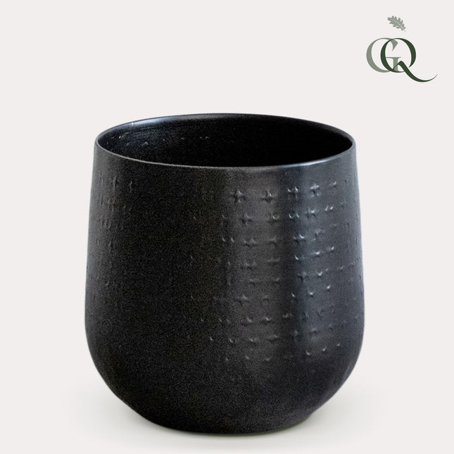 Vaso per piante - Nero opaco - Gina Da Karakter - S - H16 - W16