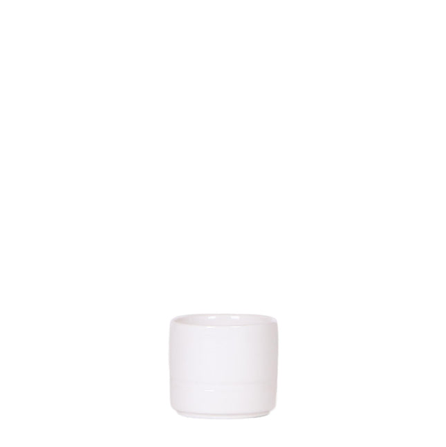 Hogar para Kolibries | Maceta pastel blanca - Ø6cm