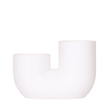 Maison Colibri | Pot décoratif tubulaire - Blanc