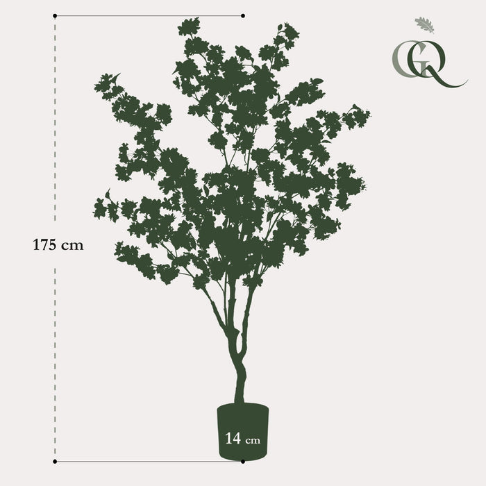 Kunstplant - Kersenbloesem - Roze - ↕135cm - Ø14cm