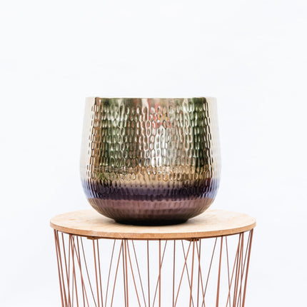 Jenna Gold - 29x24 - Large Gold Plant Pot