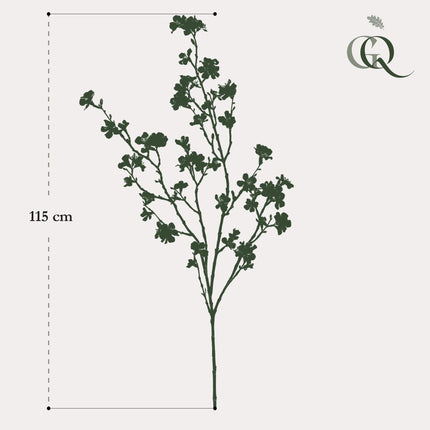 Fiori artificiali singoli - 4 pezzi - ↕95 cm - Ciliegio giapponese in fiore - Rosa