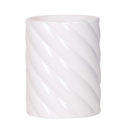 Kolibri Home | Candy decorative pot | Tall - White - Ø9cm