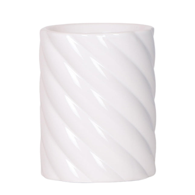 Kolibri Home | Maceta decorativa para dulces | Alta - Blanca - Ø9cm
