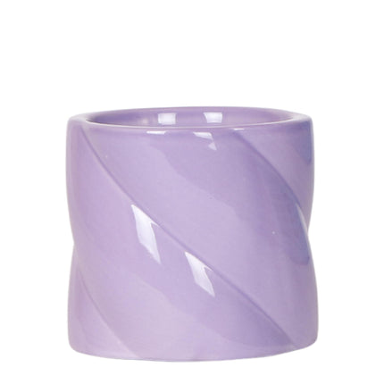 Hummingbird Home | Dekorativer Blumentopf in Bonbonfarben – Flieder – Ø 9 cm