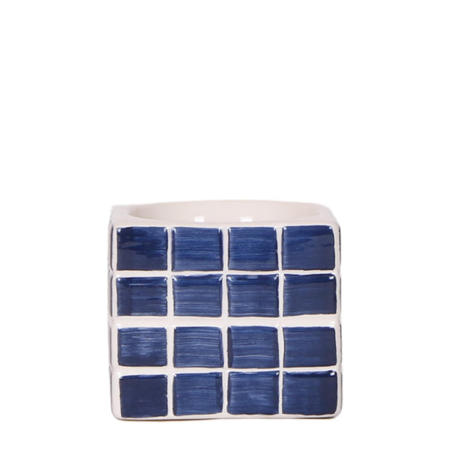 Kolibri Home | Maceta decorativa Mosa - Azul - Ø6cm