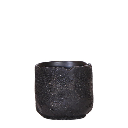 Kolibri Home | Dekorativ potte med månemotiv - Sort - Ø6 cm