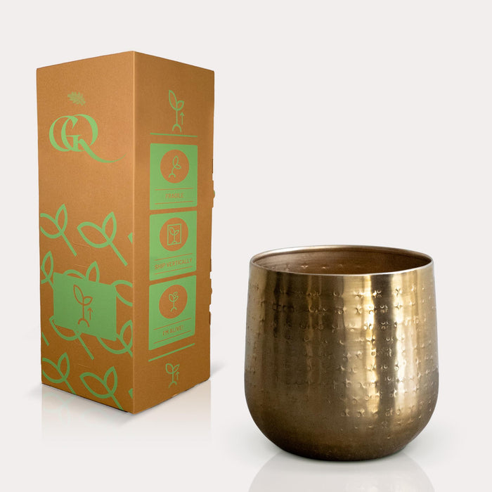 Plantenpot - Goud - Gina Da Karakter  - S - H16 - W16