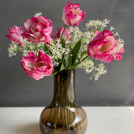 Flores artificiales - Ramo L - Glamour romántico - ↕80cm