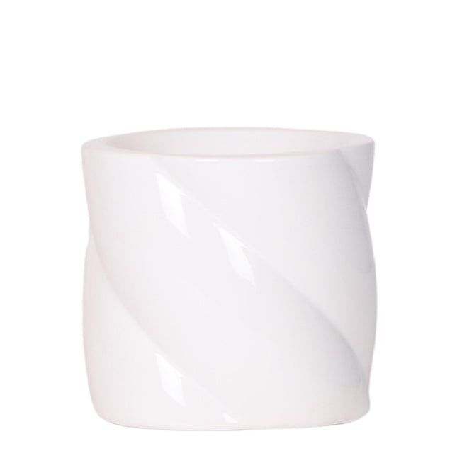 Kolibri Home | Maceta decorativa Candy - Blanca - Ø9cm