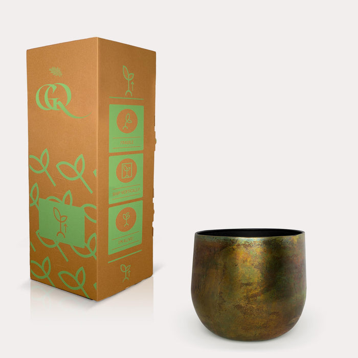 Pot - Koper -Elisa vintage green - M - H24 - W29