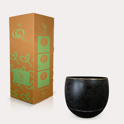 Maceta - Negra - Belia vintage negra - L - H28 - W33