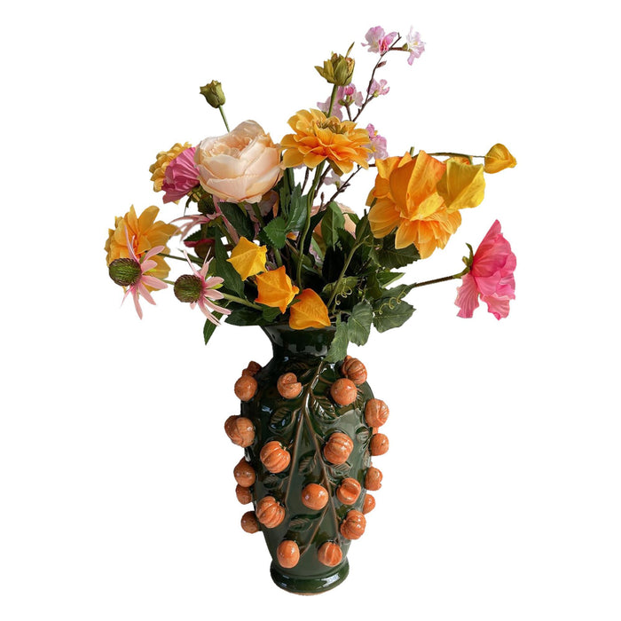Kunstbloemen - Boeket L - Orange Summer - ↕80cm